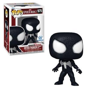 Boneco Funko Pop Games SpiderMan2 Peter Parker Symbiote Suit