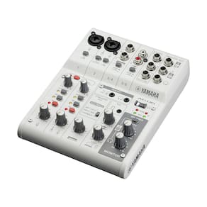 Mesa de Som e Interface Analógica AG06MK2 W Branca Yamaha