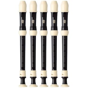 Kit 5 Flautas Doce Soprano Barroca Em C YRS-302BIII Yamaha