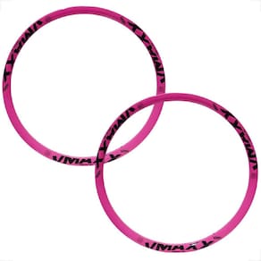 Par Aro Vzan Vmaxx Aro 26 DH Freio a Disco 36 Furos Rosa Neon Bicicleta Montadinha Manobras Freeride