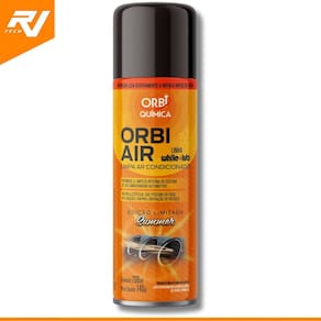 Limpa Ar Condicionado Automotivo Higienizador Spray Orbi Air 200 Ml