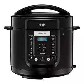 Panela De Pressão Digital Multi Cook 5l 900w Elgin Cor Preto Frequência 60 Hz 110v