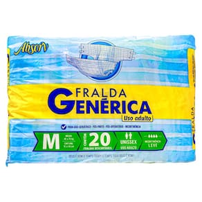Fralda Geriatrica Generica Absorv Mega