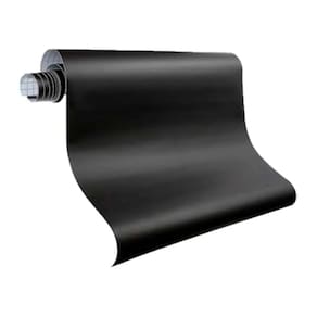 Rolo Plástico Adesivo PP Preto 45cmxMetro - Leonora