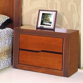 Mesa de Cabeceira com 2 Gavetas - Dallas - Móveis Montanhês