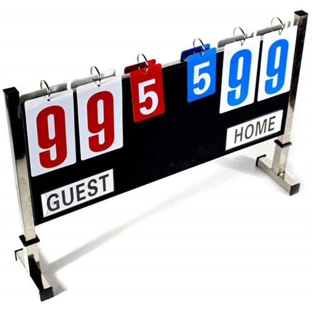 Placar De Mesa Marcador De Pontos Jogos Futebol Voley Tenis Basquete Placa Grande Em Aco