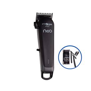 Maquina De Corte Mega Neo Cordless Bivolt + Kit Navalhetes Com Lâminas Descartáveis