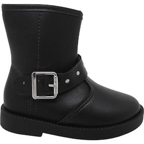 Bota Infantil Menina Casual Dia a Dia Passeio Escola Detalhes Metalizados Cano Baixo Molekinha 2184.101