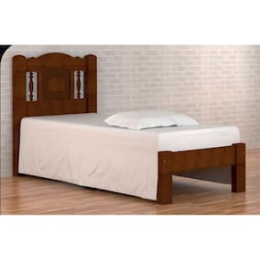 Cama de Solteiro Bella de Madeira Maciça Tauari