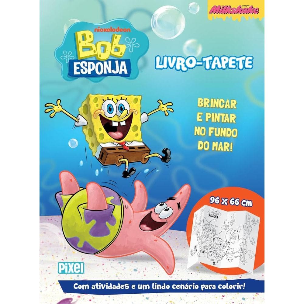 Livro-tapete do Bob Esponja