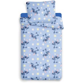 Jogo de Cama Solteiro Infantil Toque de Seda Stitch