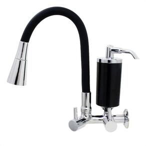 Torneira para Cozinha Flexível duplo Jato Roddex Preto