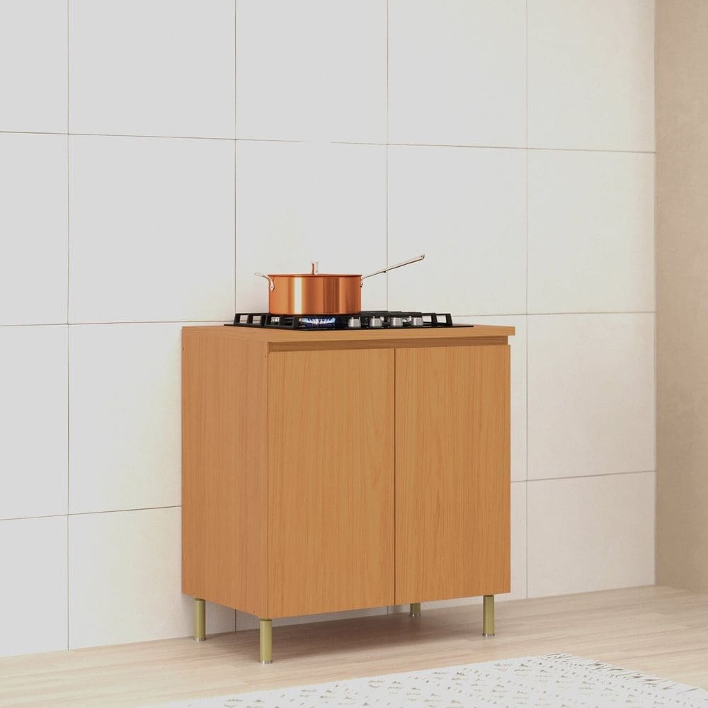 Balcão para Cozinha 2 Portas 80cm Florença Angelin