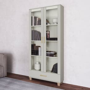 Armário para Escritório 2 Portas 100% Mdf Off White