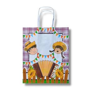 Sacola Junina Sanfona (17,5X8,5X21,5Cm.) C/ 10X10 Un.