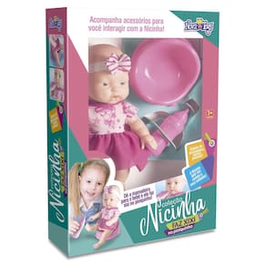 Boneca Nicinha Faz Xixi 1117 - Nova Toys