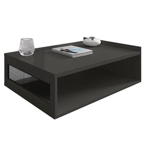 Mesa de Centro Moderna Em MDF Sala de Estar 91x70 cm