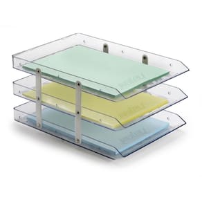 Caixa Correspondência Tripla Fixa Cristal - Maxcril
