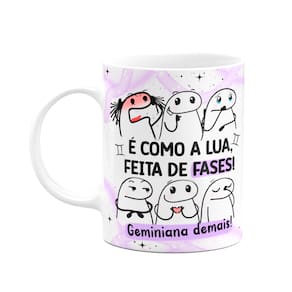 Caneca Flork Signos Gêmeos - Geminiana demais! 325ml