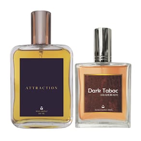 Kit Perfume Masculino Attraction 100ml + Dark Tabac 50ml