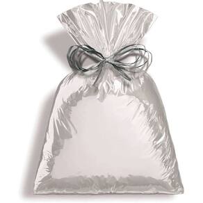 Saco de Presente Metal 15x44 Metalcor Prata c/50 - Cromus