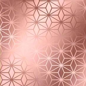 Saco de Presente Metal 45x59 Star Rose Gold c/25 - Cromus