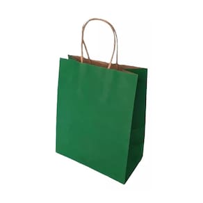 Sacola de Papel Verde Escuro G 32x26,5x13 - Cromus