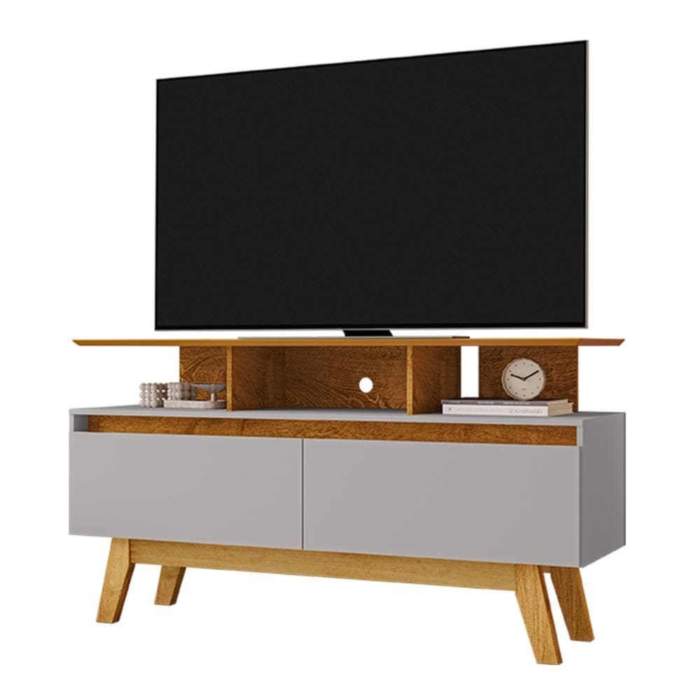 Rack Sala Rubi 1.2 para TV até 50 2 Portas Pé Madeira Macica