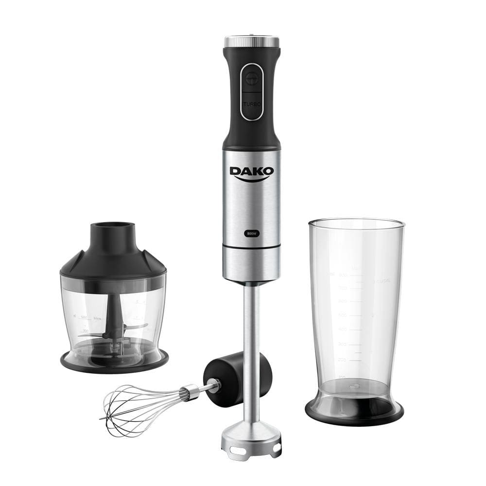 Mixer 3 em 1 Dako 800W Função Turbo Preto e Inox 127V