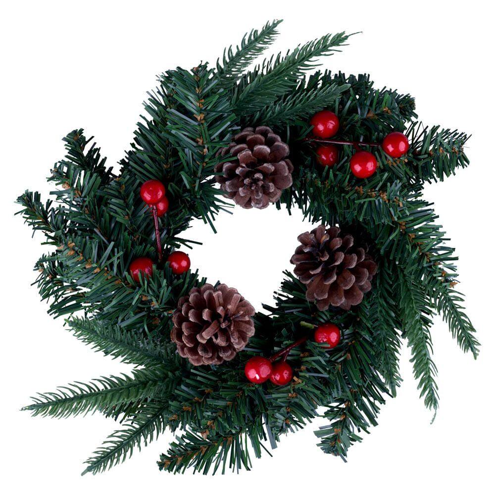 Guirlanda Rústica 25cm Cazza Verde