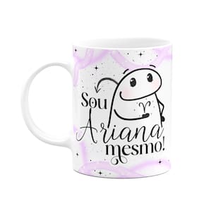 Caneca Flork Signos Áries - Sou ariana mesmo