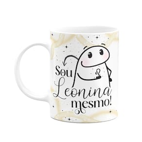 Caneca Flork Signos Leão - Sou leonina mesmo