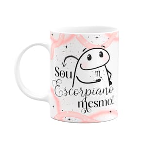 Caneca Flork Signos Escorpião - Sou escorpiano mesmo