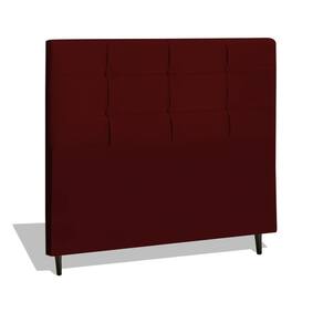 Cabeceira Estofada Box Solteiro Encosto Para Cama Style 94x126 Marsala