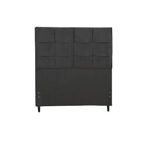 Cabeceira Solteiro 94 Cm New Style Preto para Cama Box Estofada -
