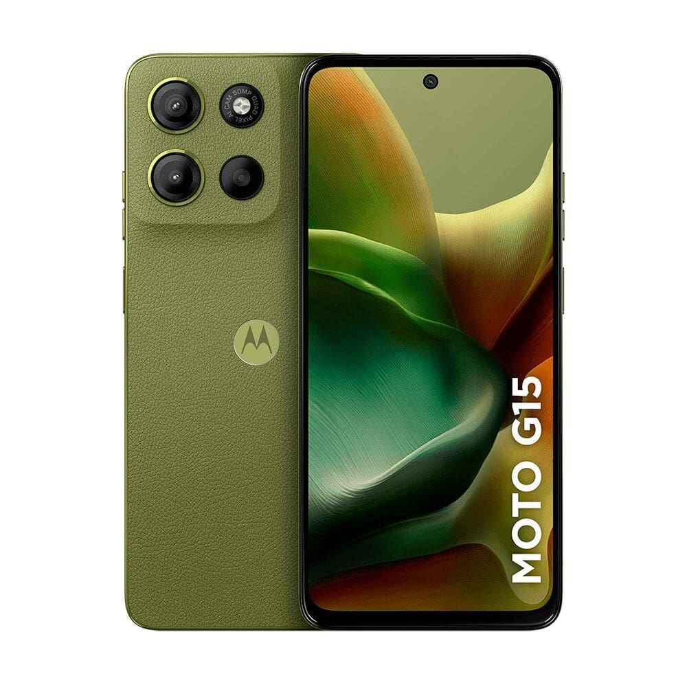 Smartphone Motorola Moto G15, 50 MP + 5 MP, 256 GB, 4G, Verde - XT2521-2