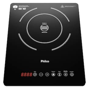 Cooktop de Indução 1 Boca Philco 10 Níveis PCT12P