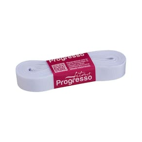 Fita de Cetim 15mmx10m Branco 201 - Progresso