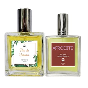 Kit Perfume Feminino Flor de Jasmim 100ml + Afrodite 50ml