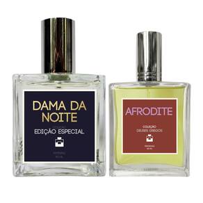Kit Perfume Feminino Dama da Noite 100ml + Afrodite 50ml