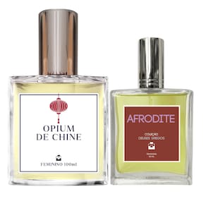 Kit Perfume Feminino Opium de Chine 100ml + Afrodite 50ml