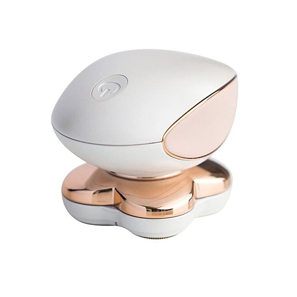 Máquina de barbear elétrica Rehomy, depilação indolor, para mulheres, rosa