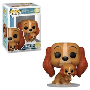 Boneco Funko Pop! Disney A Dama e o Vagabundo 70 anos - Dama com Filhote
