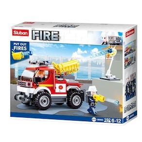 Blocos de Montar Caminhão de Bombeiro 192 Peças Multikids - BR2306