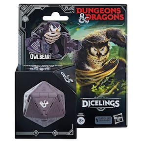 Dicelings Dungeons & Dragons D&D Owlbear Dice colecionáveis