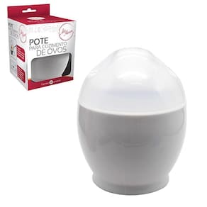 Kit 2 Forma Cozinhar Ovos Microondas Pote Recipiente Omelete Facil Vapor Fitness Pote Egg Cozinha Saudavel Rapida