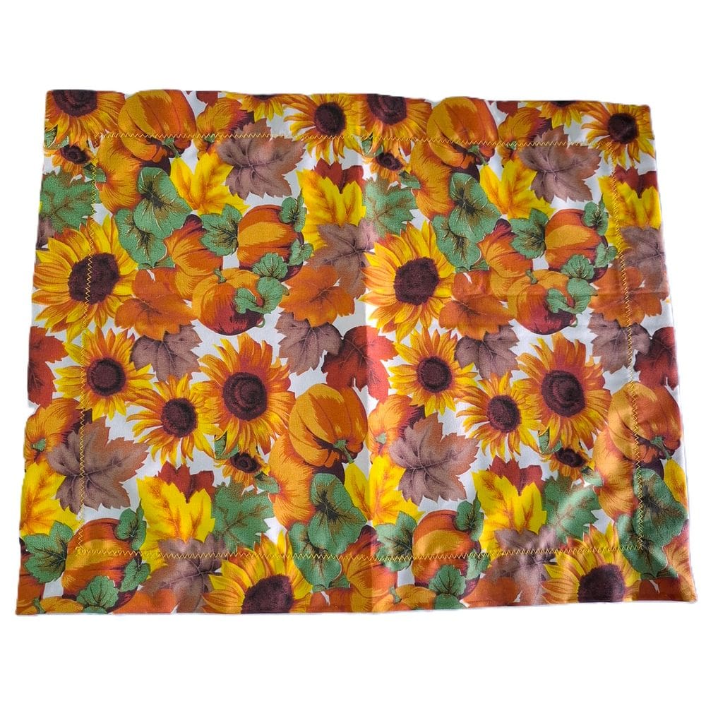 Lugar Americano Tecido Floral Girassol 43cm x 33cm 1 Unidade
