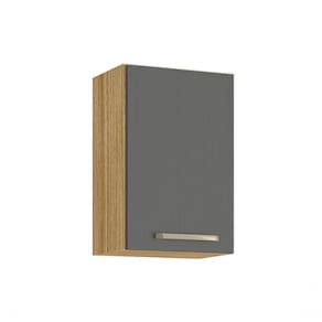 Armario De Cozinha 1 Porta 0,40 Cm Ametista Kits Parana Freijó Gris