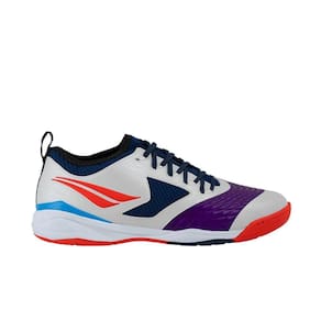 Chuteira Futsal Max 1000 Ecoknit 124223-1681 - Branco/Vermelho 40