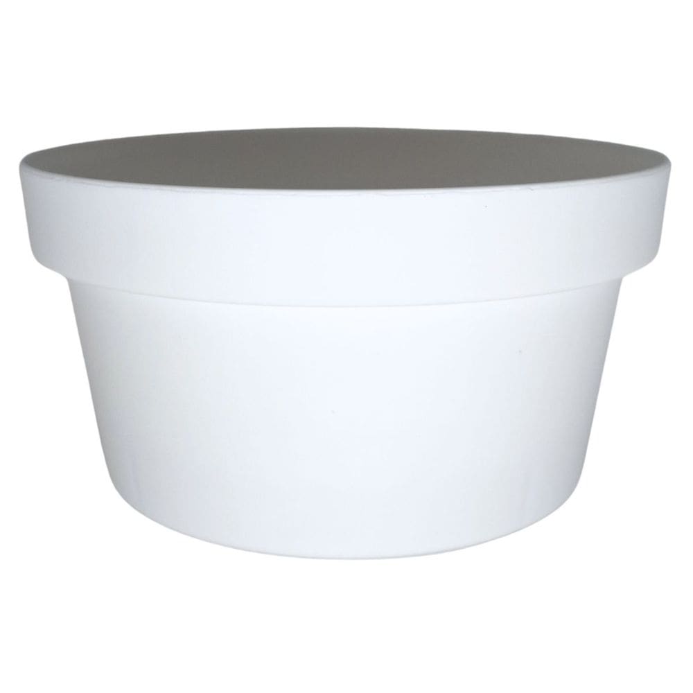 Vaso Cuia Bari Eco (10x5) Cor Branca OKLA